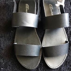 Black sandals